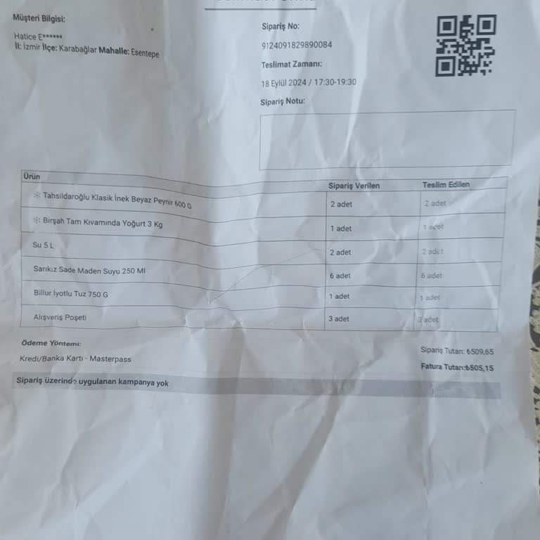 Teslim Edilmeyen Ürünler ve Geri Dönüş Eksikliği