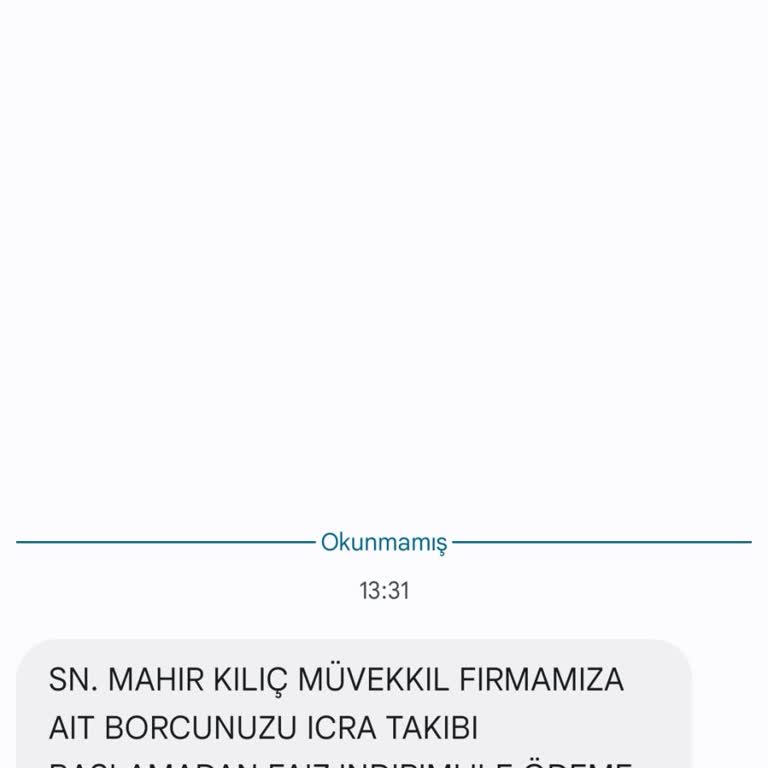 Yanıltıcı Borç Bildirimi ve Kişisel Veri İhlali