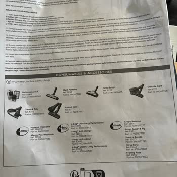 Eksik Süpürge Parçaları ve İlgisiz Müşteri Hizmetleri