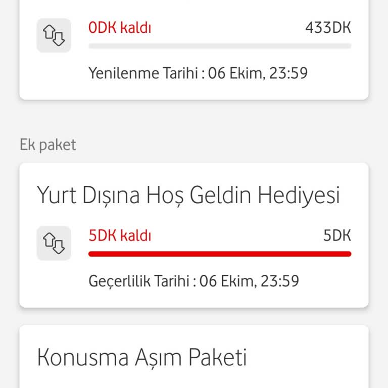 Vodafone İzinsiz Paket Tanımlama Ve Yanıltıcı Bilgilendirme