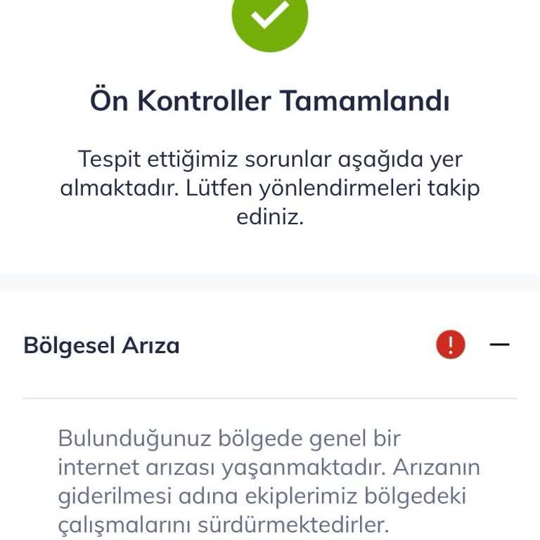 İnternet Kesintisi ve Müşteri Hizmetleri Sorunu