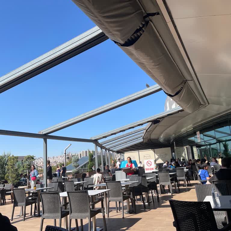 Ankamall Teras Katında Kullanılmayan Tenteler ve Müşteri Mağduriyeti