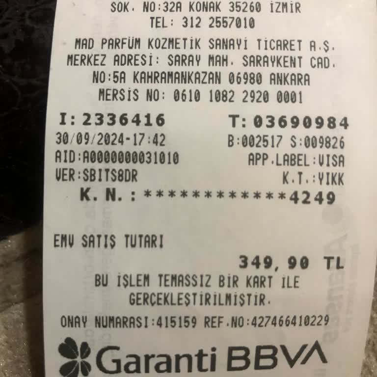 Mad Parfümden Aldığım Ürün Kalıcılık Sorunu Yaşıyor