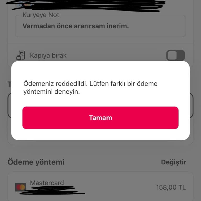 Yemeksepeti'nde Sürekli Ödeme Sorunu ve Müşteri Hizmetleri Eksikliği