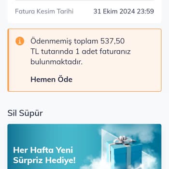 Fatura Yanlış Bilgilendirme ve Beklenmedik Artış