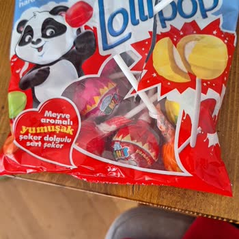 Jimmy Lollipop şekerleri çubuktan ayrılıyor, boğulma tehlikesi