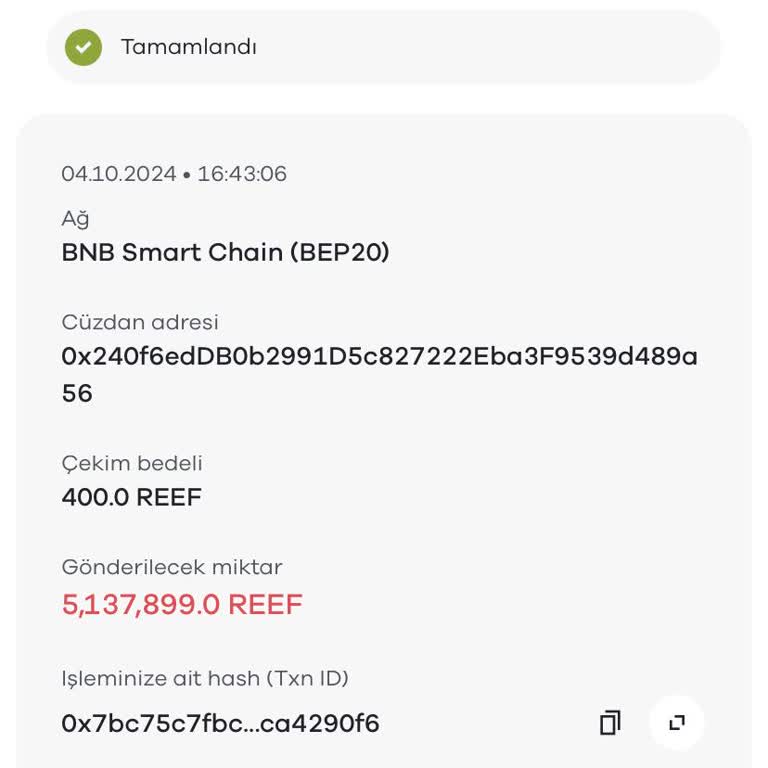 Gate.io Reef Transferinde Yaşanan Sorun Ve Destek İhtiyacı
