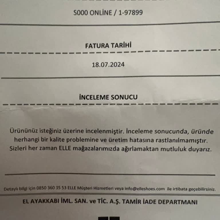 Elle Shoes'tan Aldığım Ayakkabı Renk Veriyor, İade Sorunu Yaşıyorum