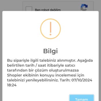 Shopier Alışverişinde İade Sorunu ve İlgisizlik