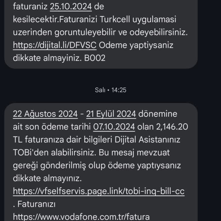 Vodafone'da Kullanılmayan Hizmet İçin Cayma Bedeli Şoku