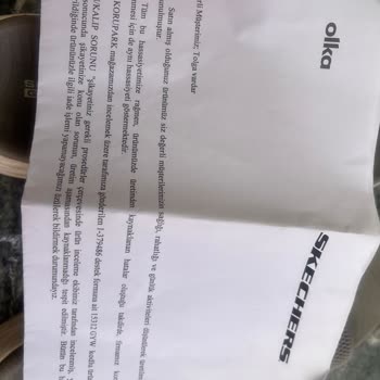 Skechers Sandaletlerde Esneme Sorunu