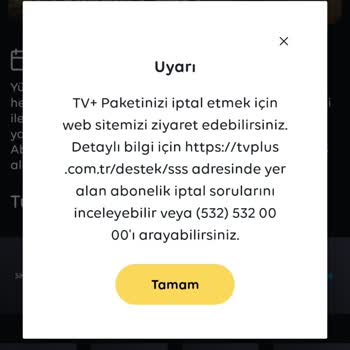 TV+ Abonelik İptalinde Karşılaşılan Zorluklar ve Müşteri Hizmetleri Eksikliği