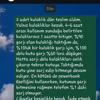 Defolu Kulaklıklar ve İade Sorunu