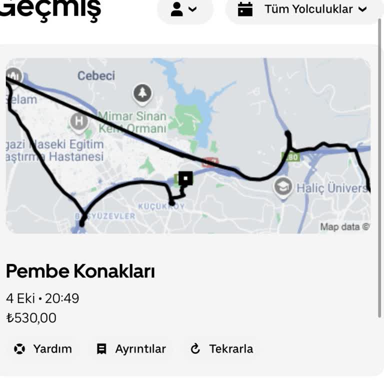 Yanlış Güzergah ve Şişirilmiş Taksimetre Ücreti