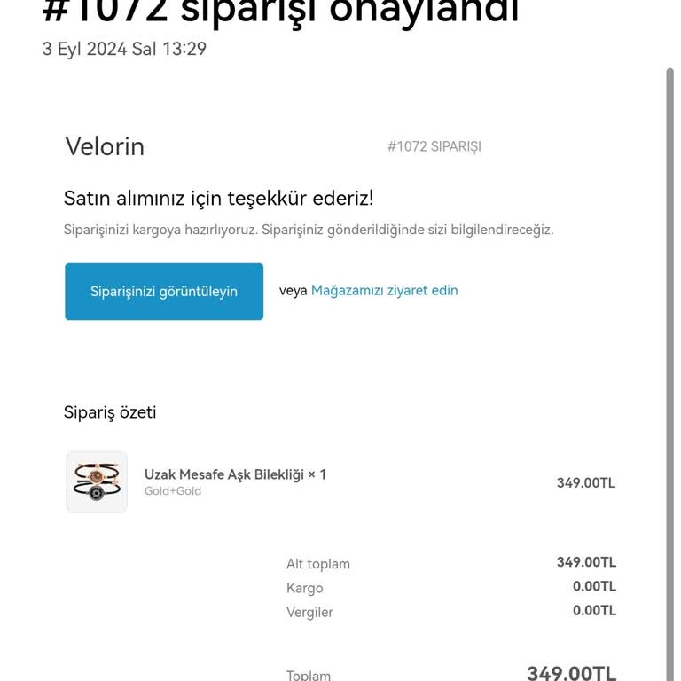 Sipariş Verilen Bileklik Neden Hâlâ Gelmedi