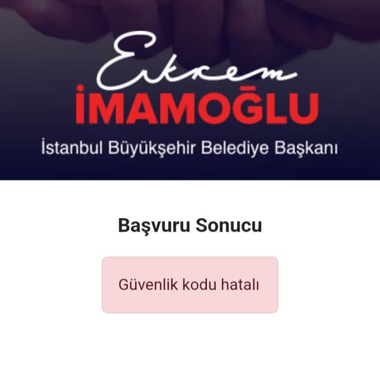 İBB Sorgulama Sistemindeki Güvenlik Kodu Sorunu