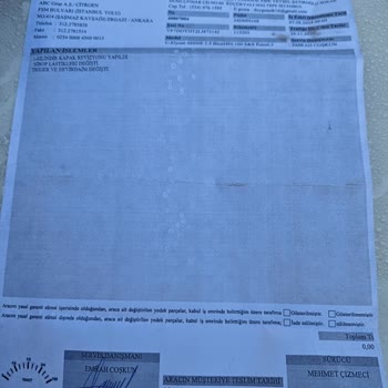ABC Servisinde Yaşanan Motor Arızası ve Kötü Hizmet Deneyimi