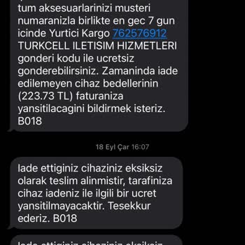 Teslim Edilen Cihazlar İçin Haksız Faturalandırma