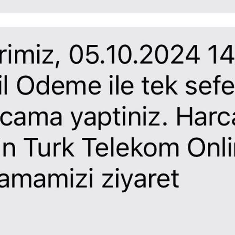 Yanlış Harcama Bildirimi ve İade Talebi