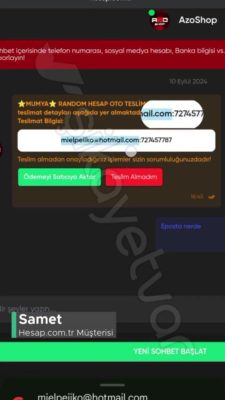 Hesap.com.tr Hesabı Satın Aldım Fakat Hesaba Giremiyorum! videonun kapak resmi