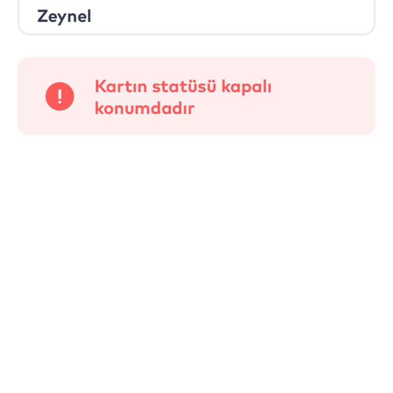 İptal Edilen İstanbul Kartının Tekrar Kullanıma Açılması