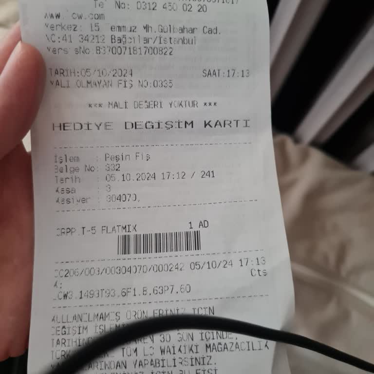 LC Waikiki'de Hatalı Değişim Fişi ve Müşteri Memnuniyetsizliği