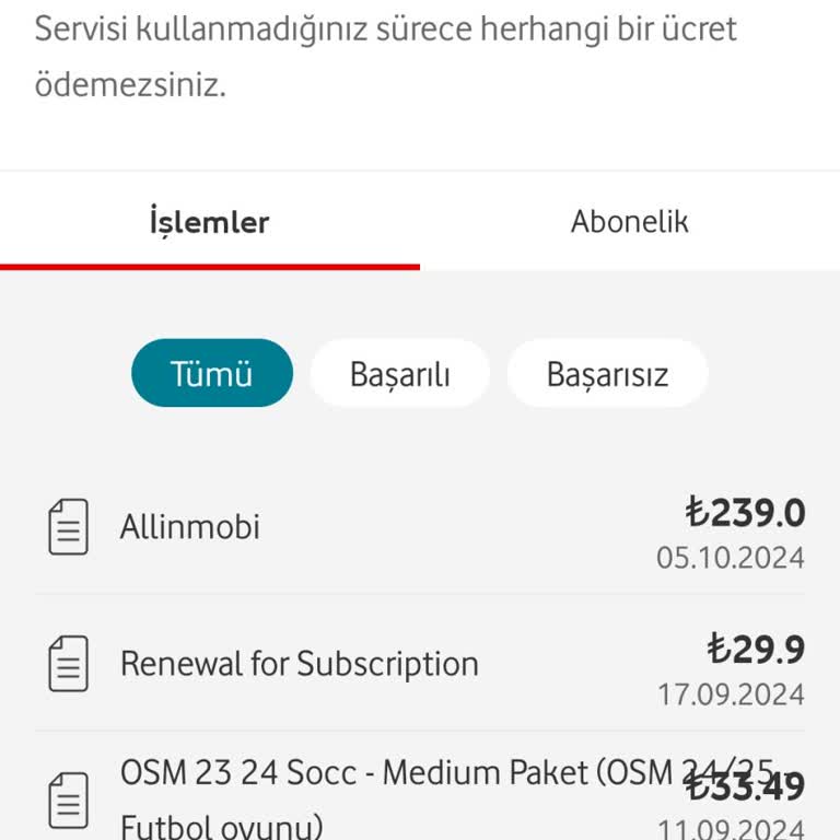 İzinsiz Başlatılan Abonelik ve Haksız Ücret Kesintisi