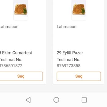 Buz Gibi Yemek ve İade Sorunu
