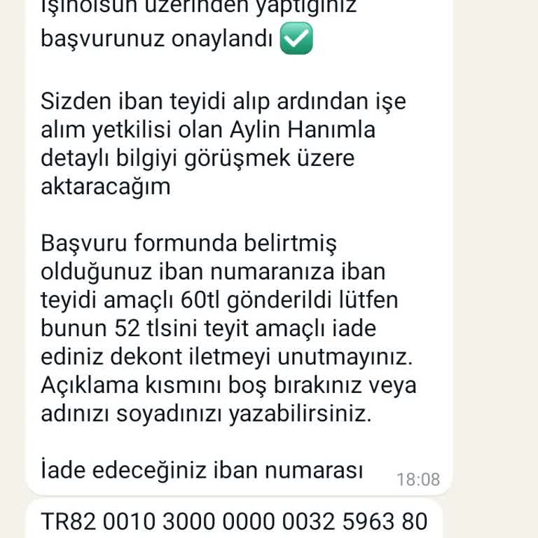 Beklenmedik Para Girişi ve Geri İade Talebi