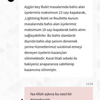 Rulet Oyununda Haksız Uygulamalar