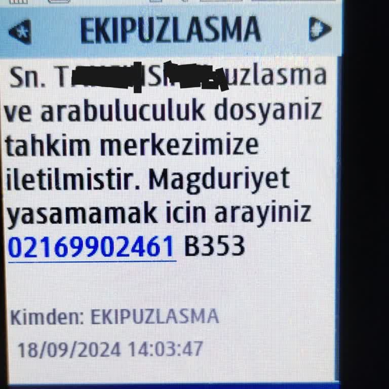 Yanıltıcı Mesaj ve Suçlamalarla Karşı Karşıyayım