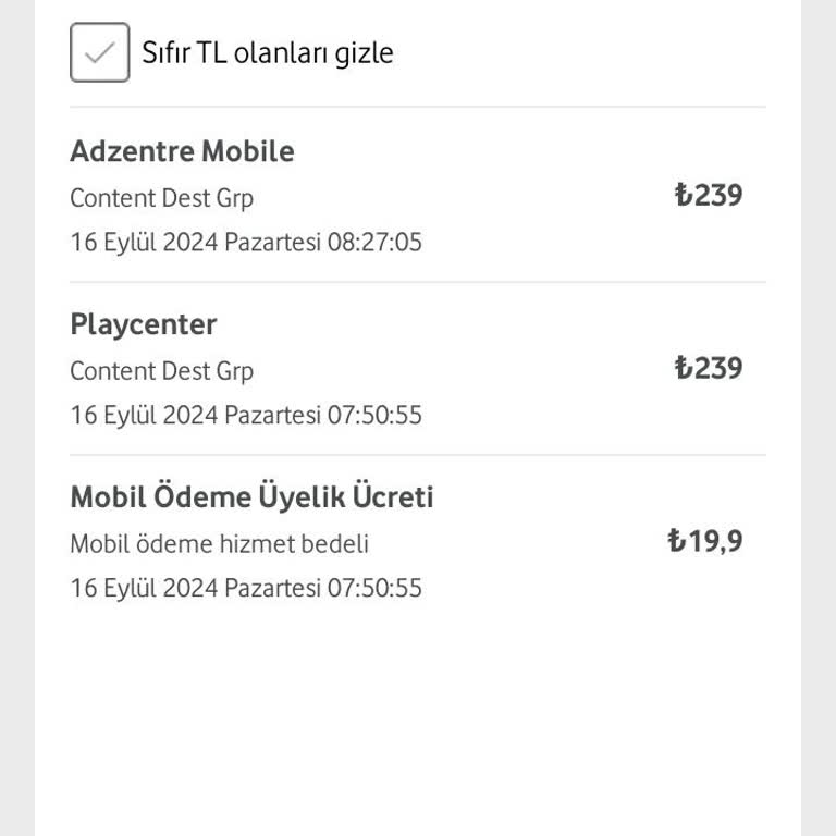 Adzentre Mobil Ödeme Abonelik İptali ve İade Talebi