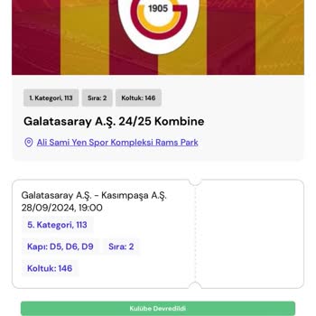 Kombine Bilet Devir Puanları Yüklenmiyor