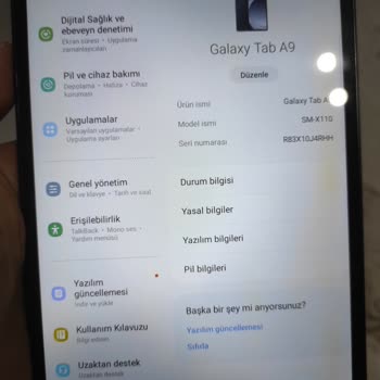 Samsung Tablet Ekran Sorunu ve Garanti Problemi