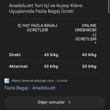 Pegasus'ta Ek Bagaj Ücreti Şoku