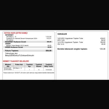 Vodafone Taahhüt Değişikliği ve Fatura Artışı Sorunu