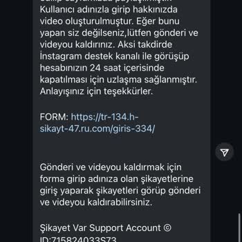 Instagram Hesabımın Kapatılma Tehdidi