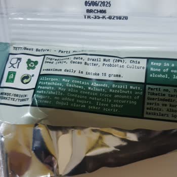 Probiyotik Bar Ürününde Yabancı Madde Tespiti