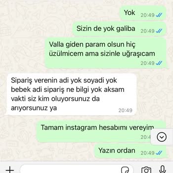 Sipariş Sonrası Sessizlik ve İlgisizlik
