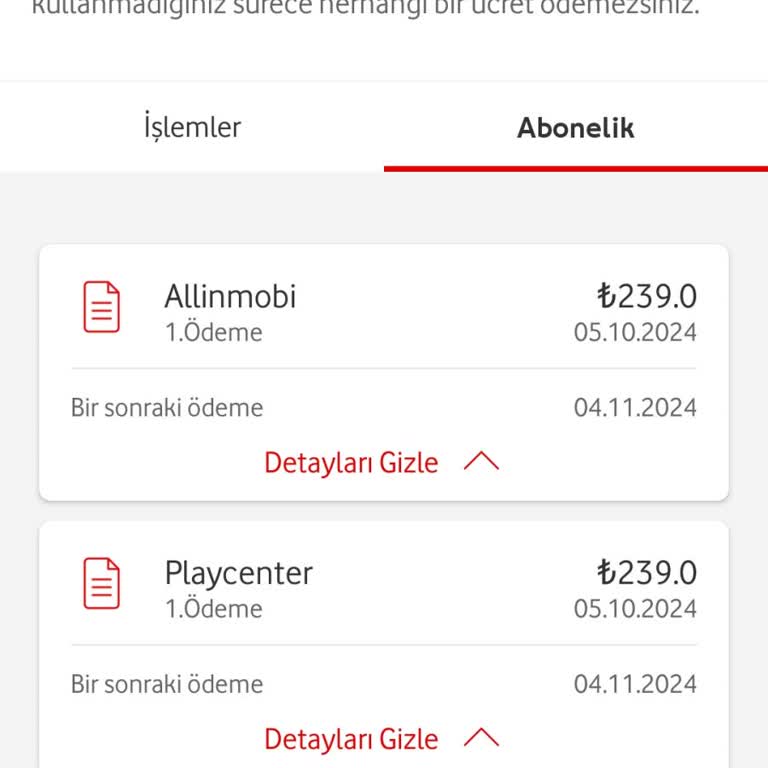 İzinsiz Başlatılan Abonelik Sorunu