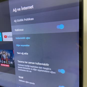 Arçelik Android TV kablosuz ağa bağlanmıyor, çözüm bekliyoruz