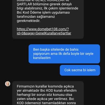 Domebet'te Çekim Sorunu ve Ekstra Ücret Talebi