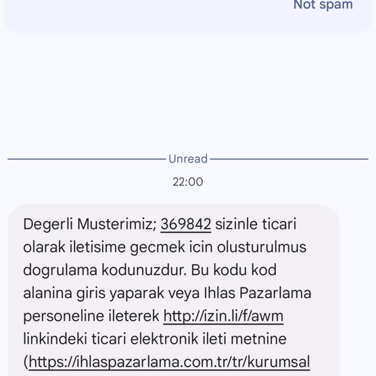 Yanıltıcı Mesajlarla Karşı Karşıya Kaldım