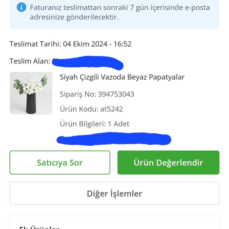 Yanlış Teslimat ve İletişim Sorunu