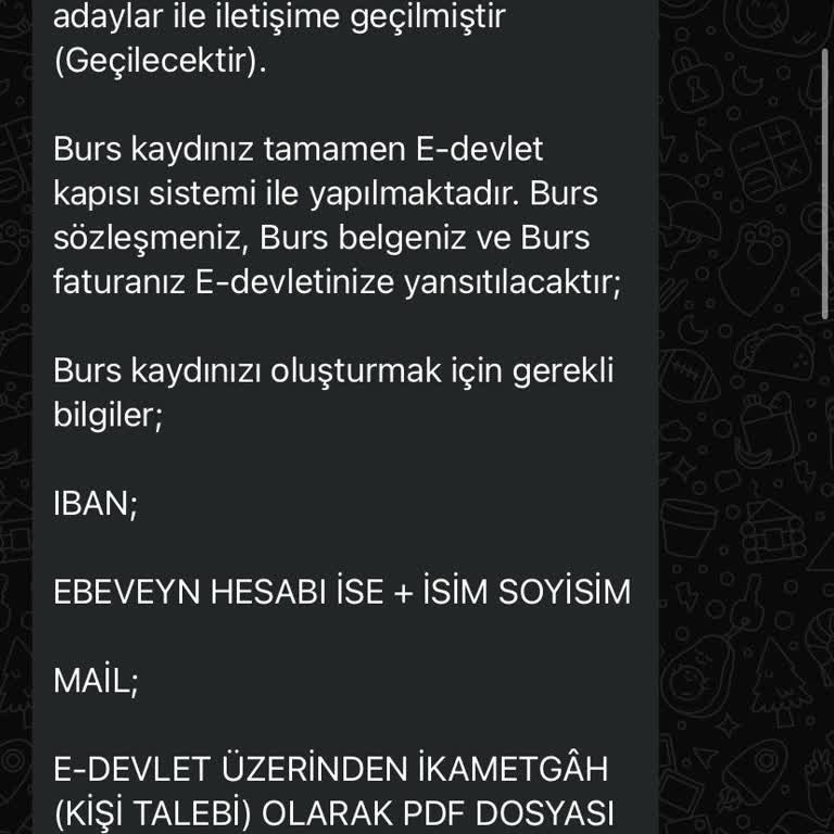 Burs Başvurusu Sonrası Güvenlik Endişesi
