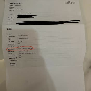 Alba Firması ile İletişim ve Sipariş Sürecinde Yaşanan Sorunlar