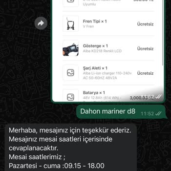Alba Firması ile İletişim ve Sipariş Sürecinde Yaşanan Sorunlar