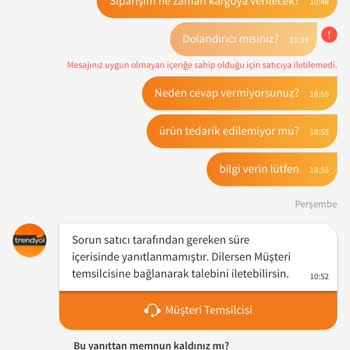 Trendyol'da Kargoya Verilmeyen Sipariş Sorunu