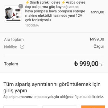 Ürün Teslimatı Yapılmayan Alışveriş