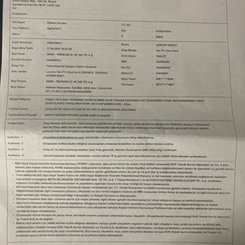 Yeni Alınan Tabletin Ekran Sorunu ve Güven Kaybı